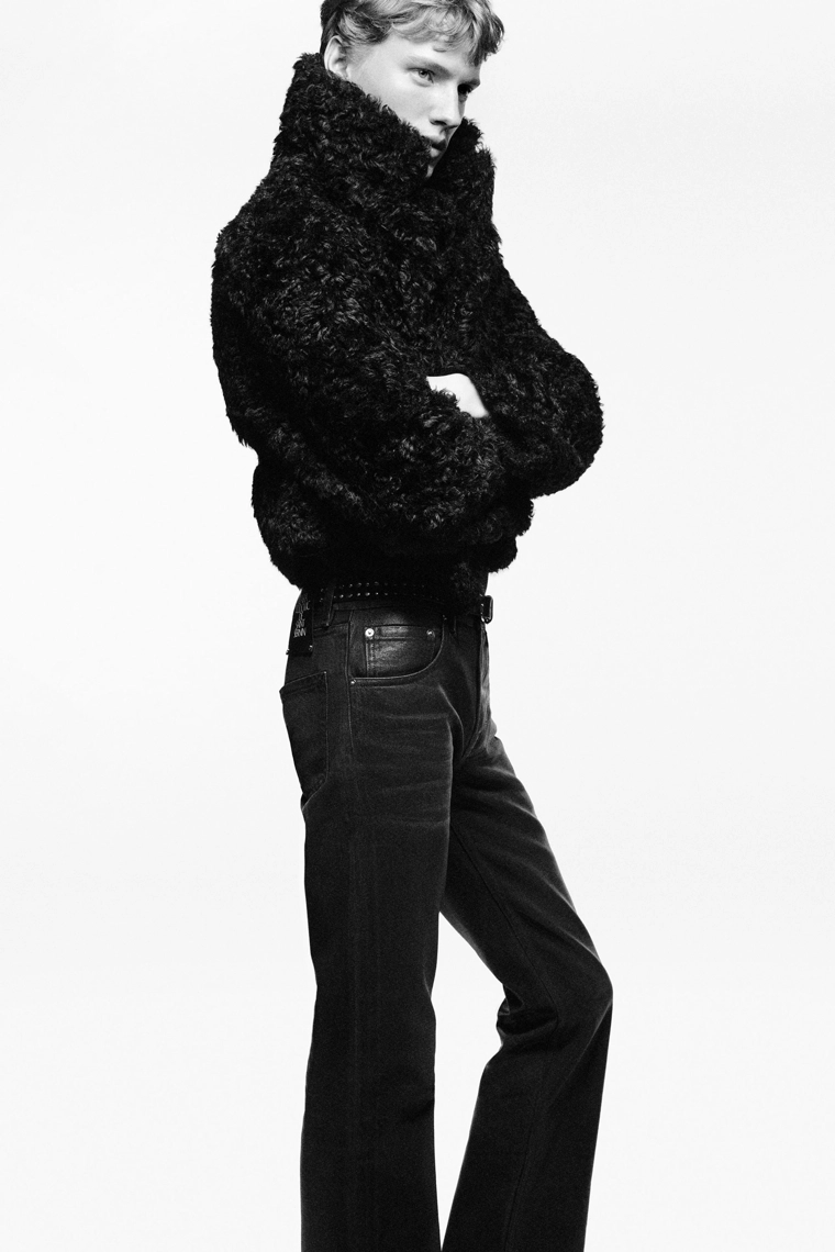 Куртка с эффектом кожи ludovic de saint sernin x zara с двусторонней отделкой