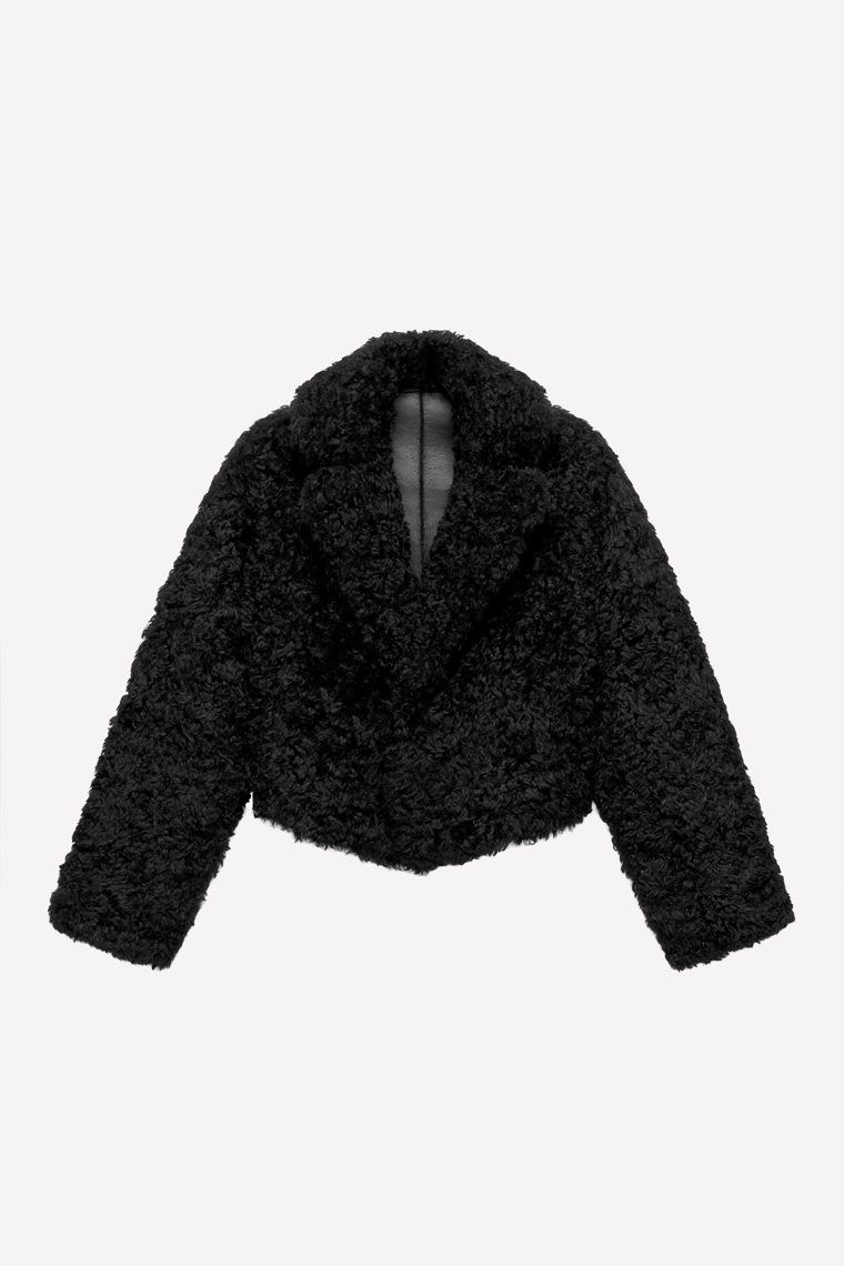 Куртка с эффектом кожи ludovic de saint sernin x zara с двусторонней отделкой