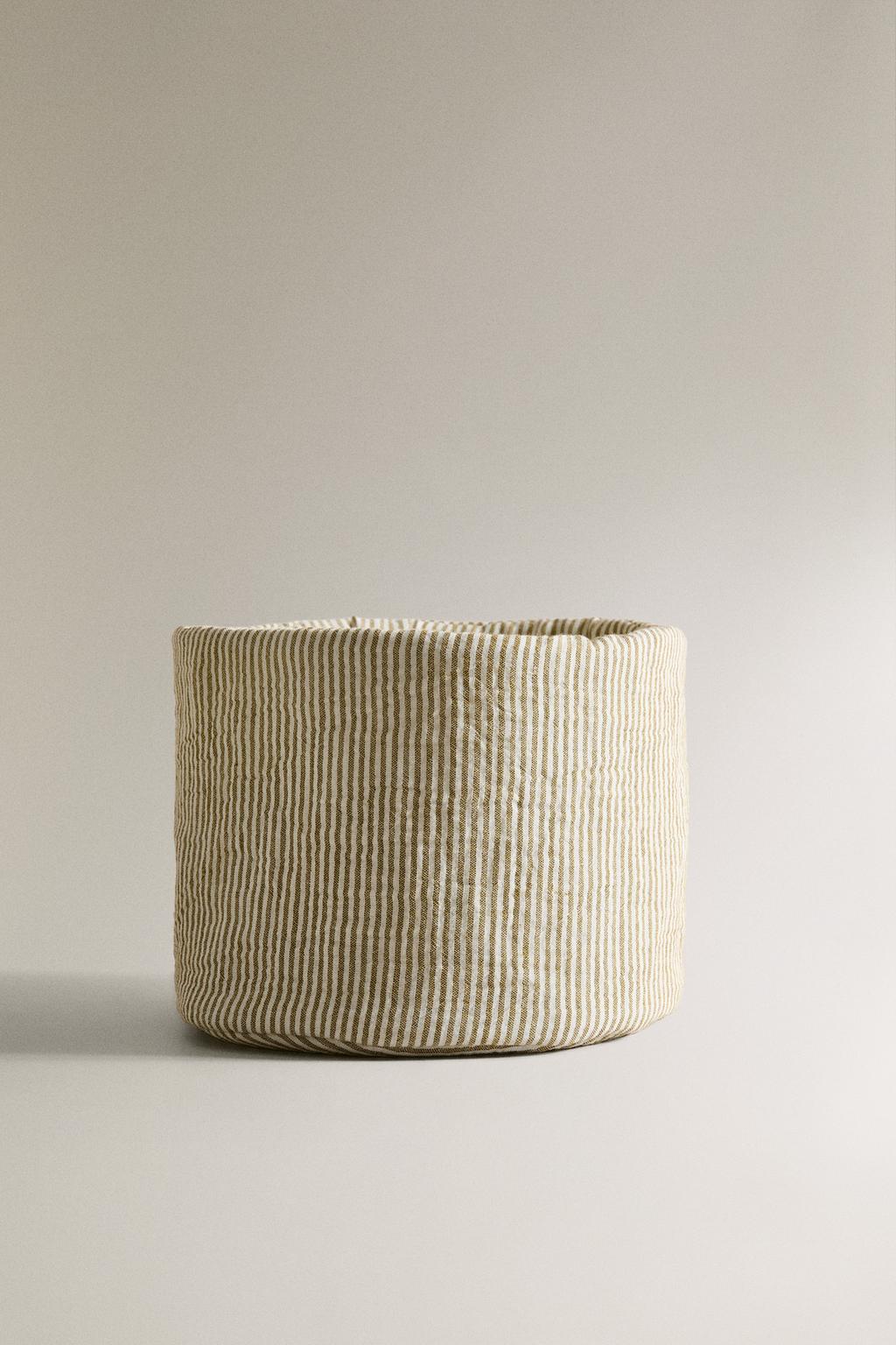 Органайзер для пеленания zara из муслина с полосками