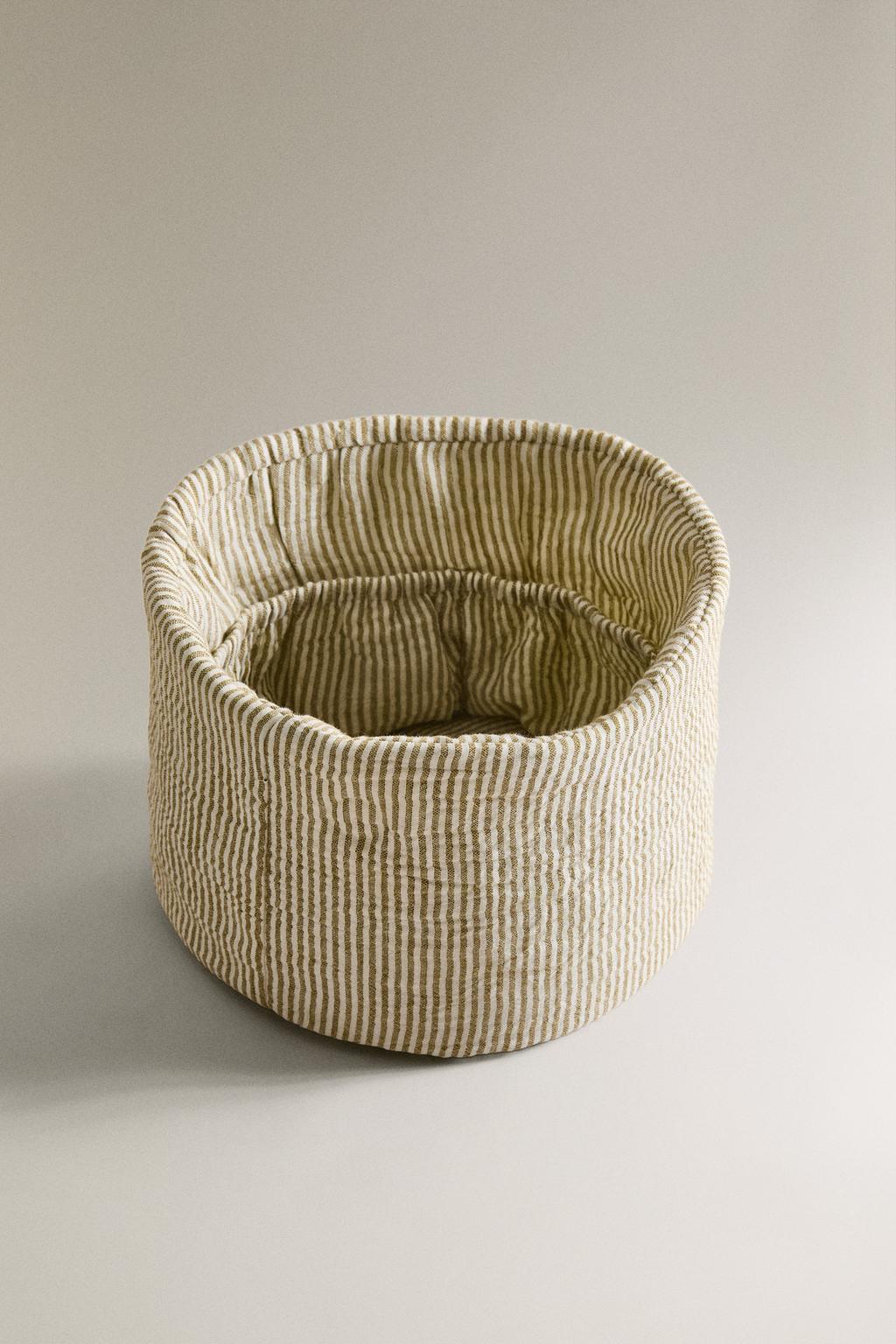 Органайзер для пеленания zara из муслина с полосками