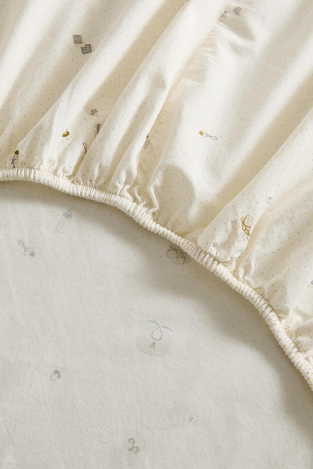 Детский принтованный нагруженный простынный