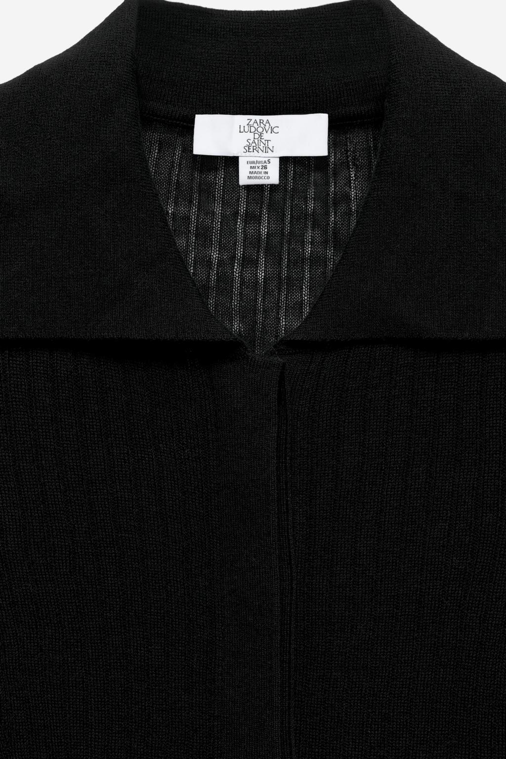 Платье из шерсти и шелка ludovic de saint sernin x zara