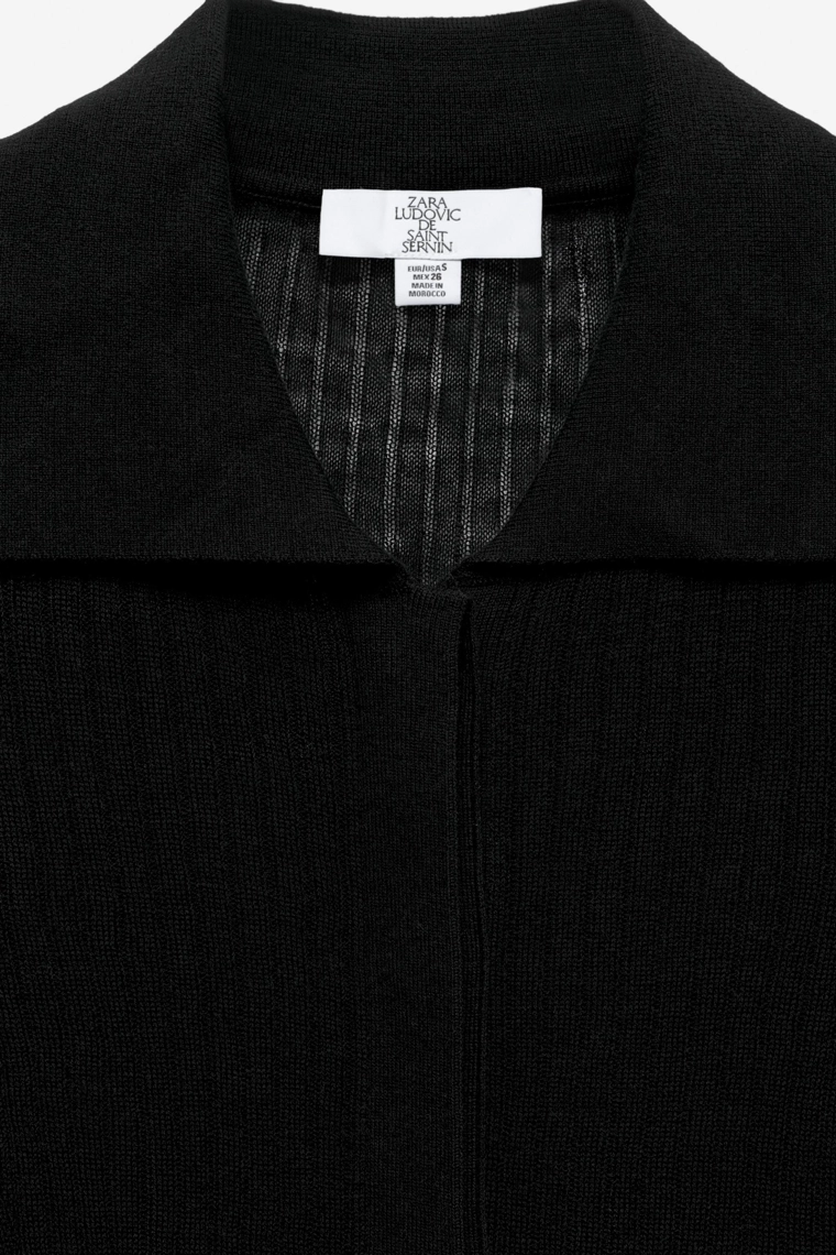 Платье из шерсти и шелка ludovic de saint sernin x zara