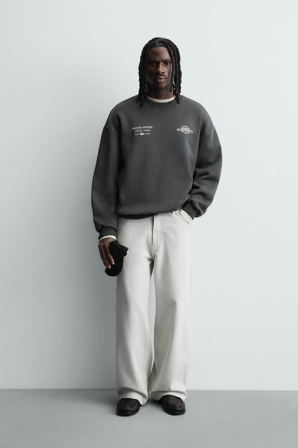 ТОЛСТОВКА С КОМБИНИРОВАННЫМ ПРИНТОМ