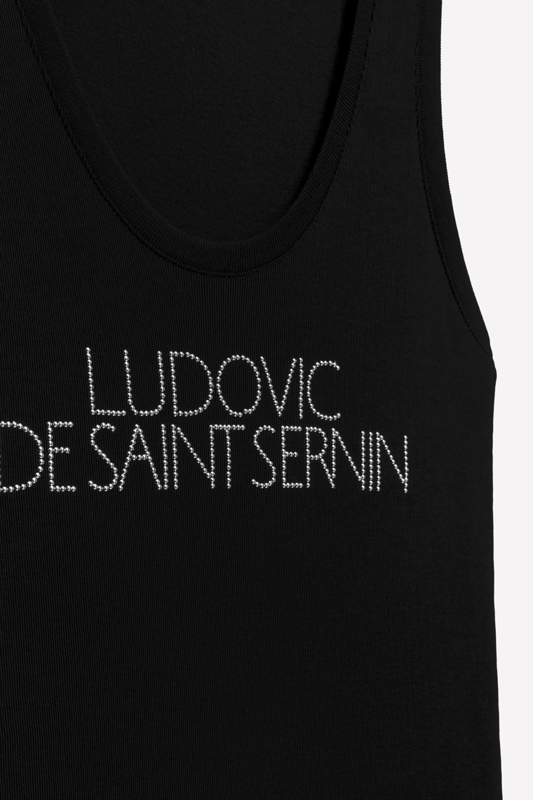 Легкая блестящая майка ludovic de saint sernin x zara