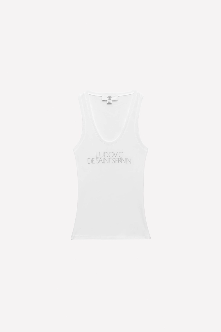 Топ shiny text ludovic de saint sernin x zara