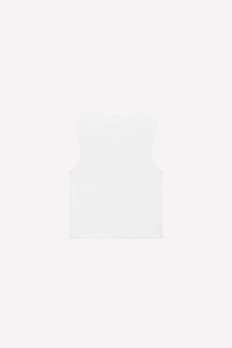 Лиф ludovic de saint sernin x zara с логотипом из страз