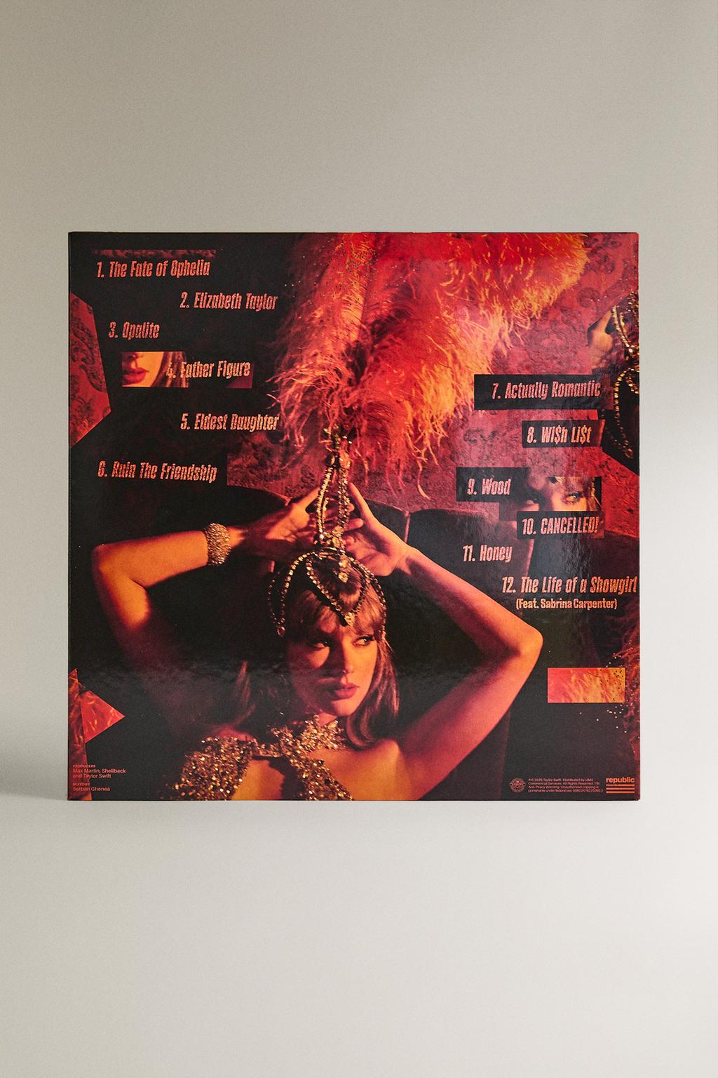 Vinyl taylor swift: жизнь шоу-герлы