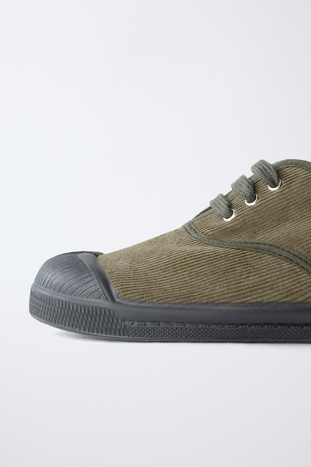 Кеды из бархата bensimon ® x zara