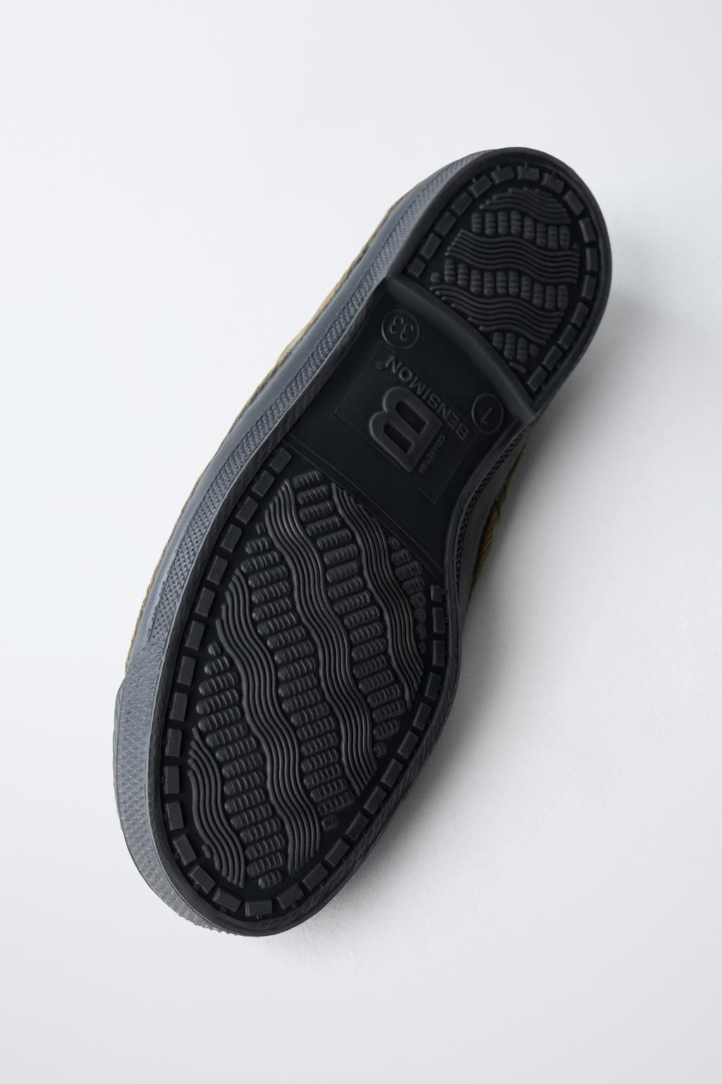 Кеды из бархата bensimon ® x zara