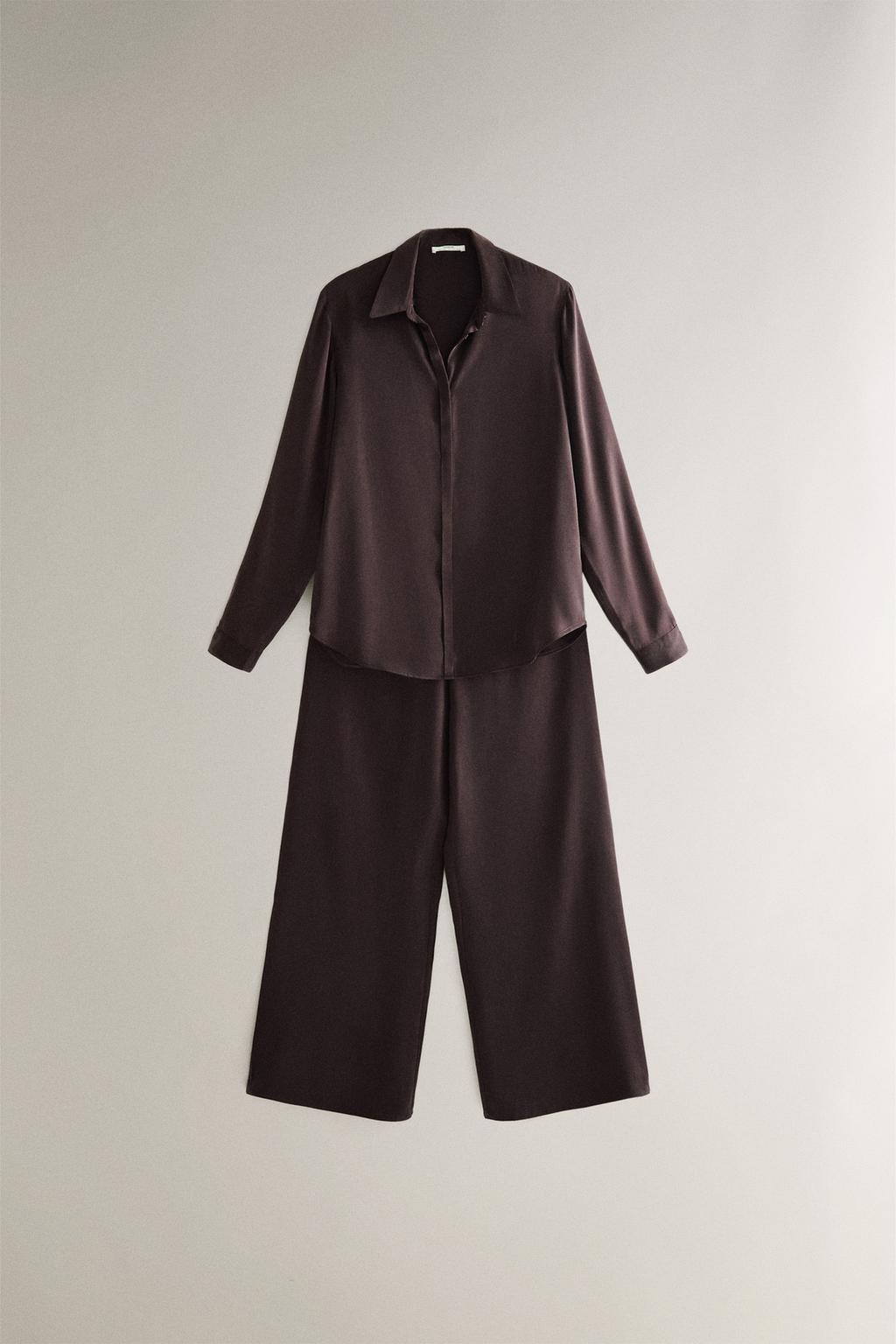 Шелковая рубашка