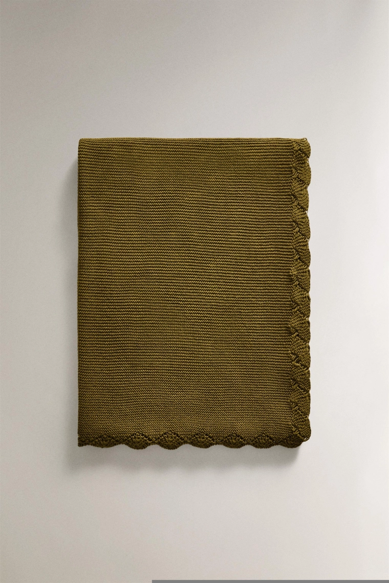 Детский плед с крючком