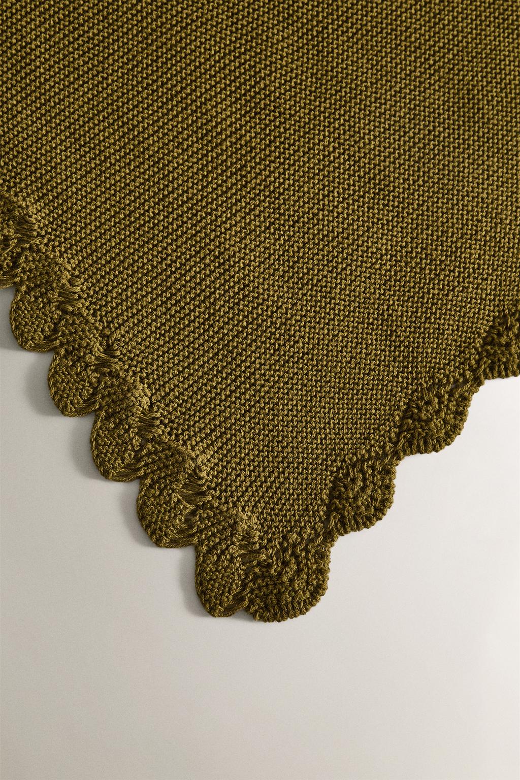 Детский плед с крючком