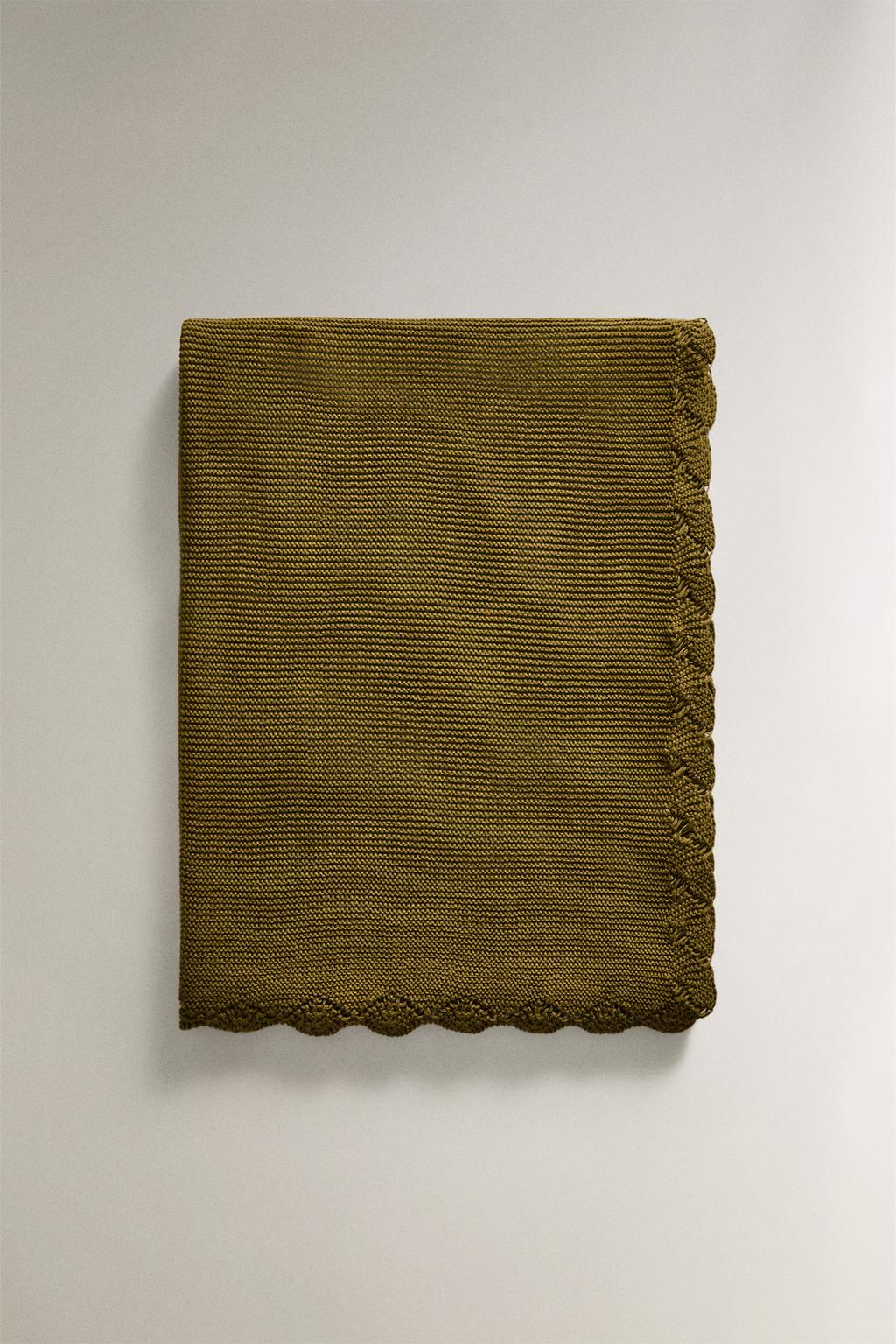 Детский плед с крючком