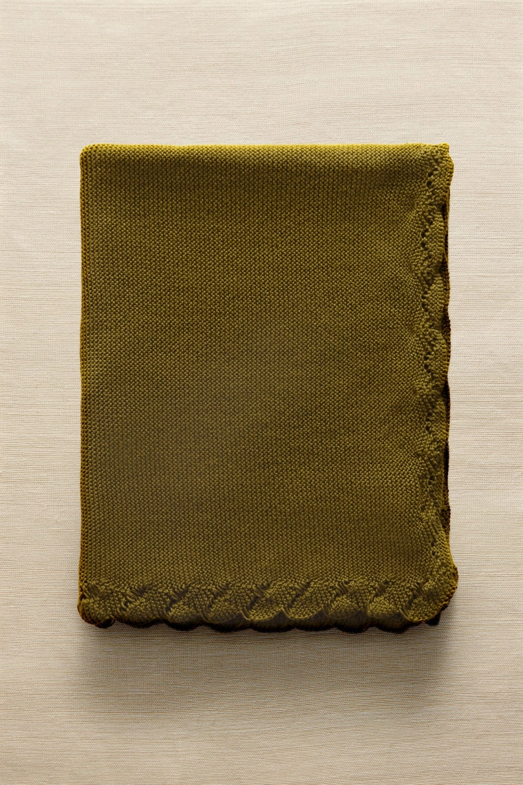 Детский плед с крючком