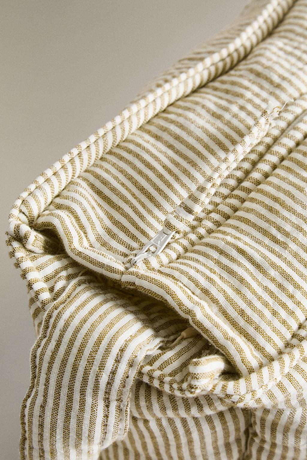 Сумка для коляски для будущих мам из муслина в полоску