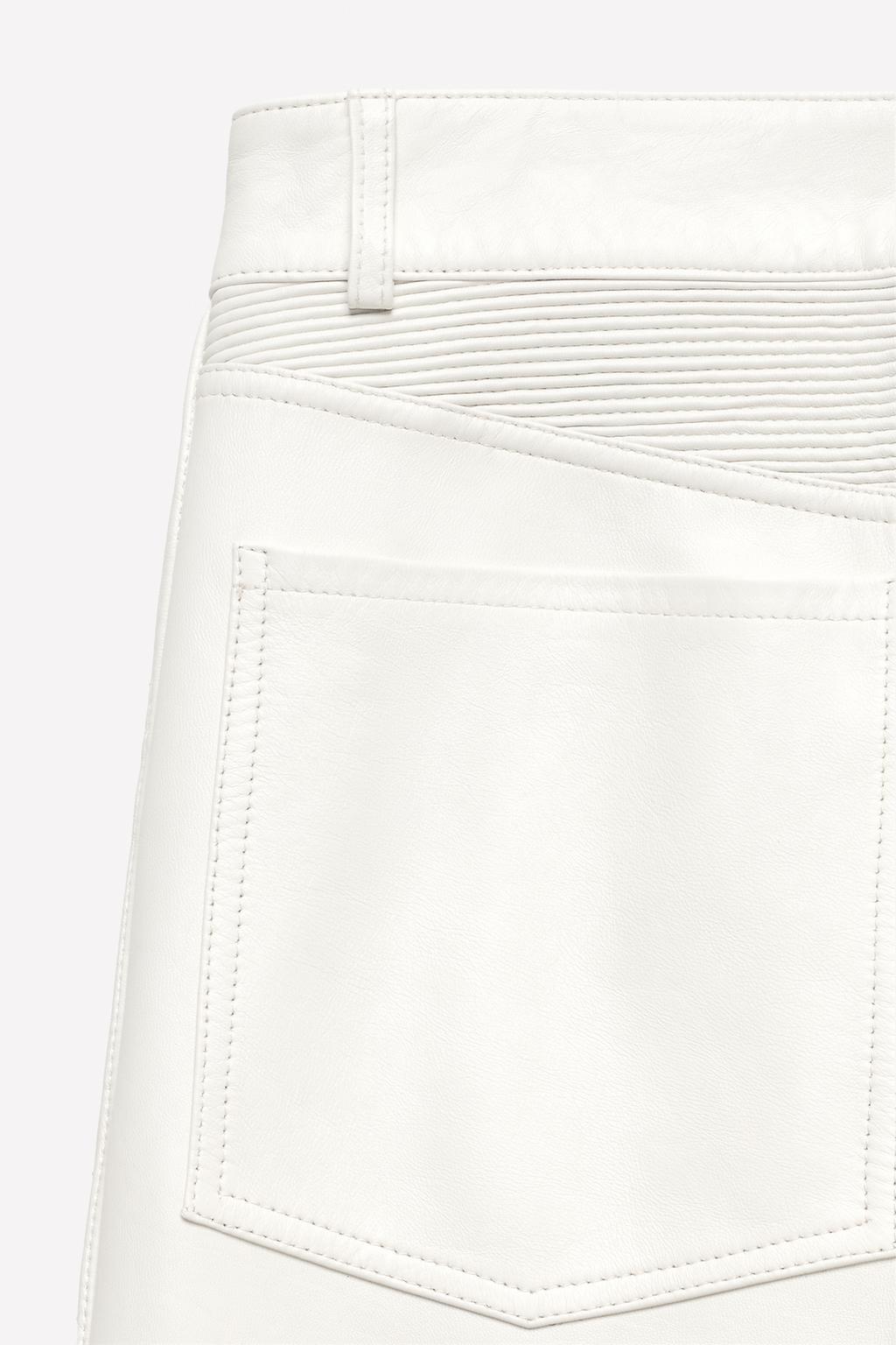 Кожаные мотоциклетные брюки ludovic de saint sernin x zara