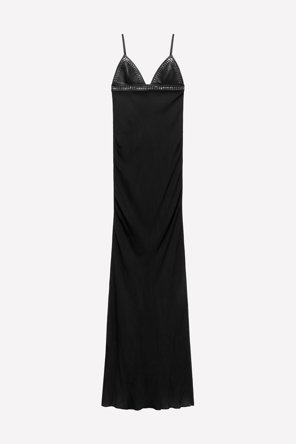 Контура кожаное платье ludovic de saint sernin x zara