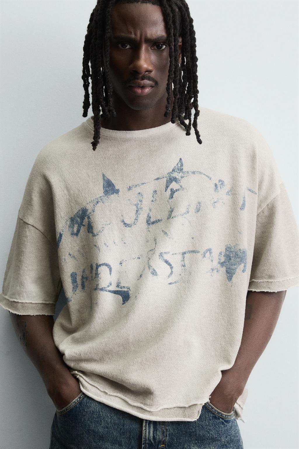 Свитшот с принтом в виде распыления