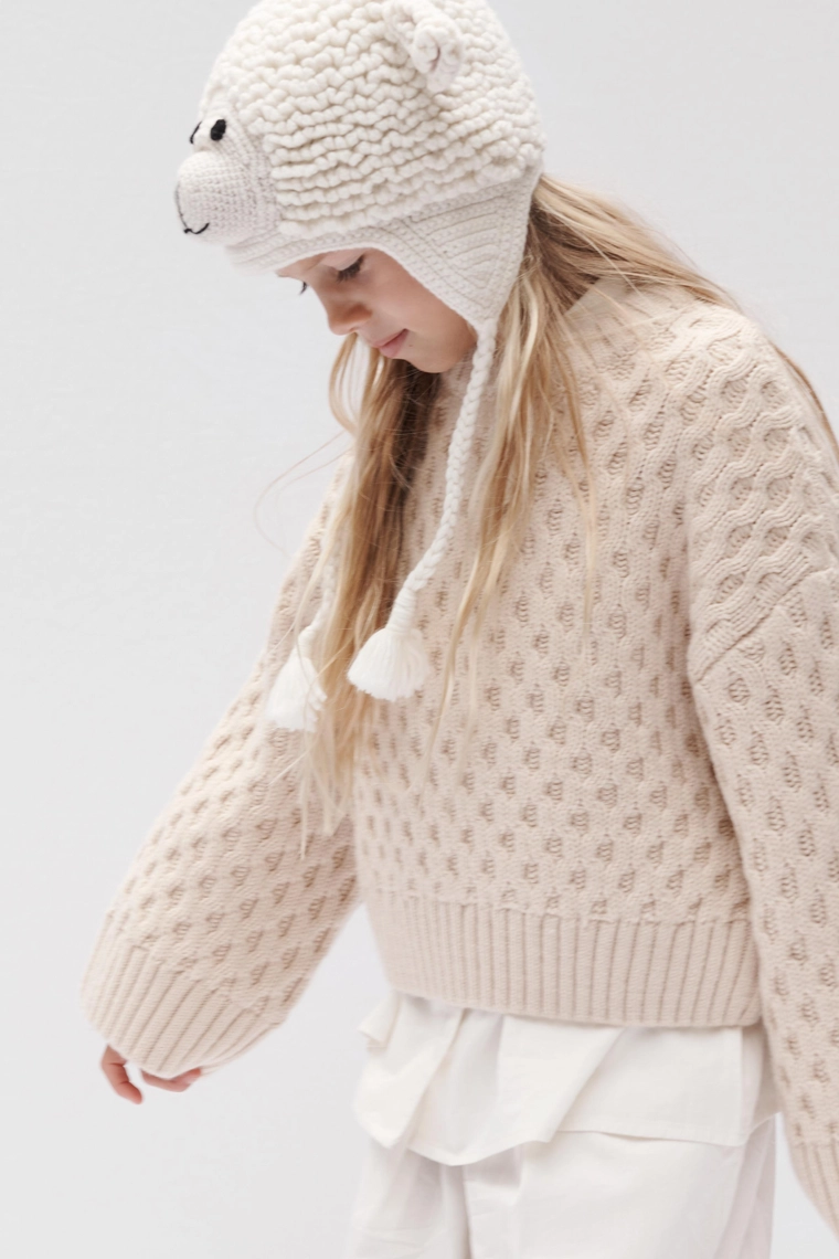 Шапка из 100% шерсти овечка limited edition