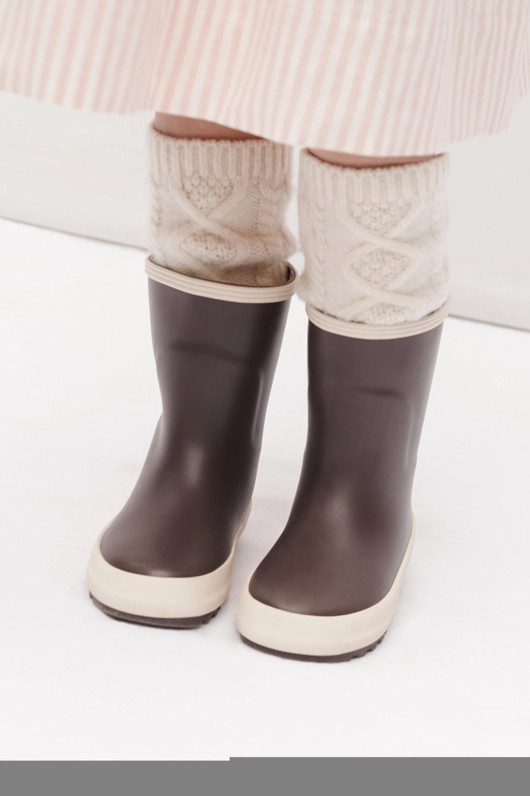 Длинные вязаные носки из 100% шерсти limited edition