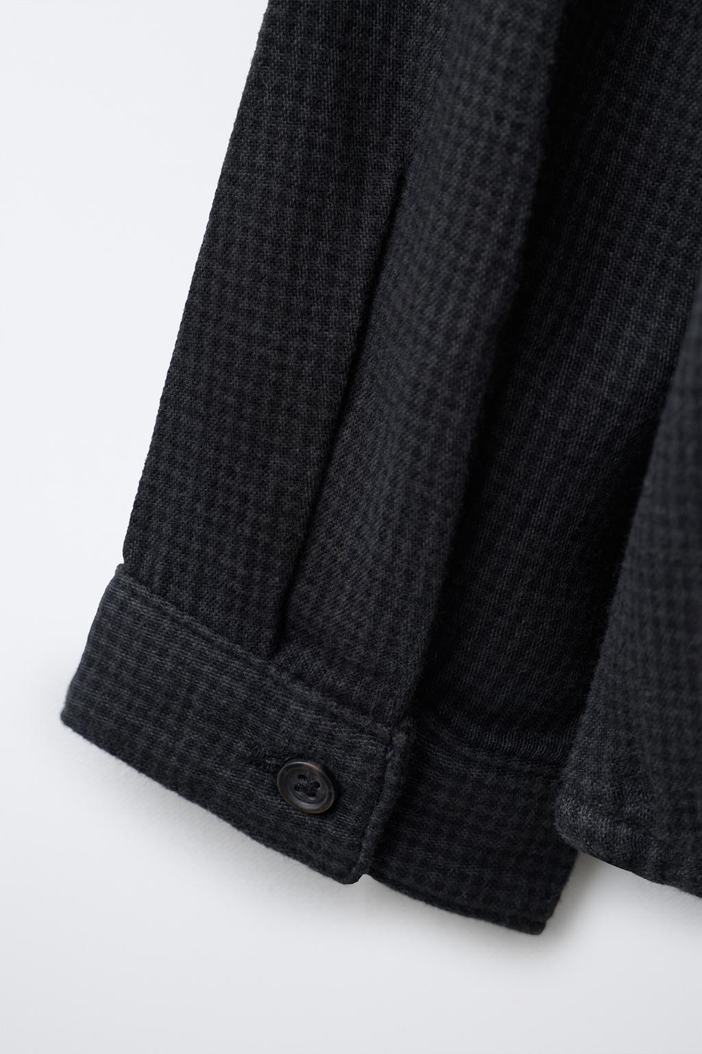 РУБАШКА В КЛЕТКУ С ВЫШИВКОЙ И КАРМАНОМ