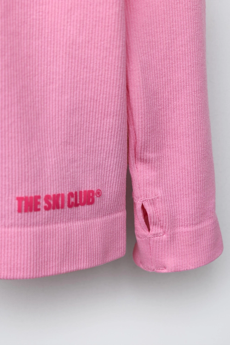 ТЕРМОФУТБОЛКА В РУБЧИК С РЕЛЬЕФНОЙ НАДПИСЬЮ