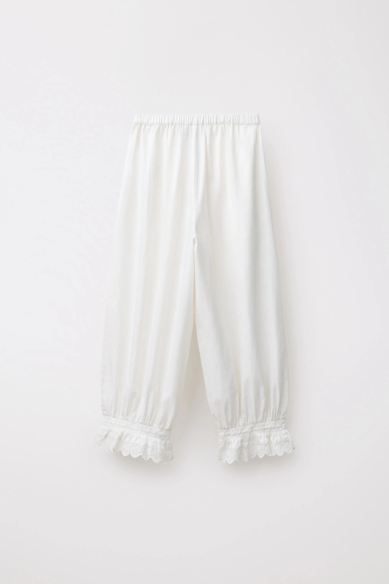 Пижамные брюки limited edition с вышивкой