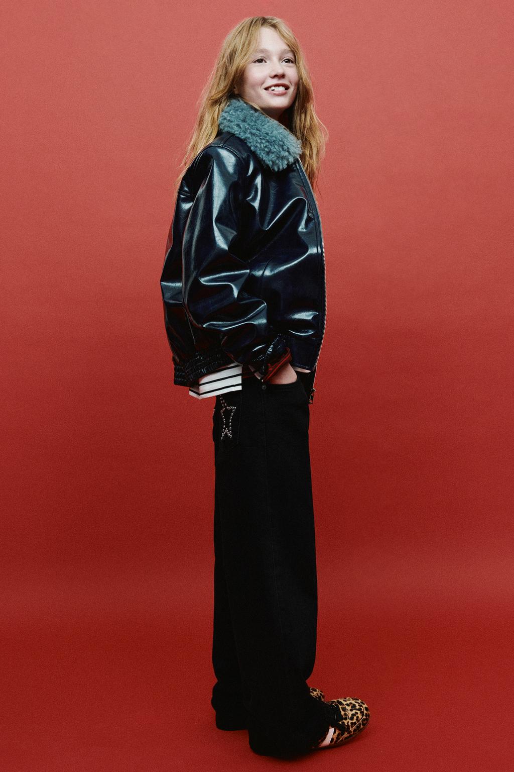 ДЖИНСЫ WIDE LEG С ЗАКЛЕПКАМИ «ЗВЕЗДЫ»