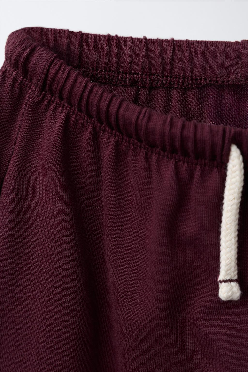 БРЮКИ WIDE LEG ИЗ ПЛОТНОЙ МЯГКОЙ ТКАНИ С ВЫШИВКОЙ