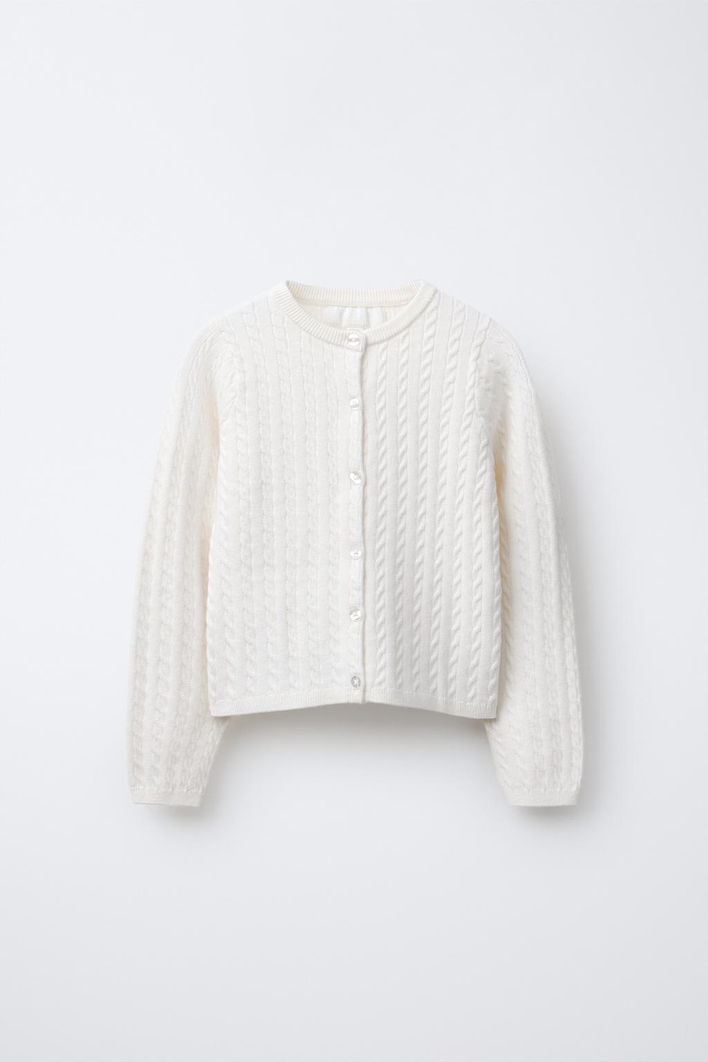 КАРДИГАН С УЗОРОМ «КОСЫ»