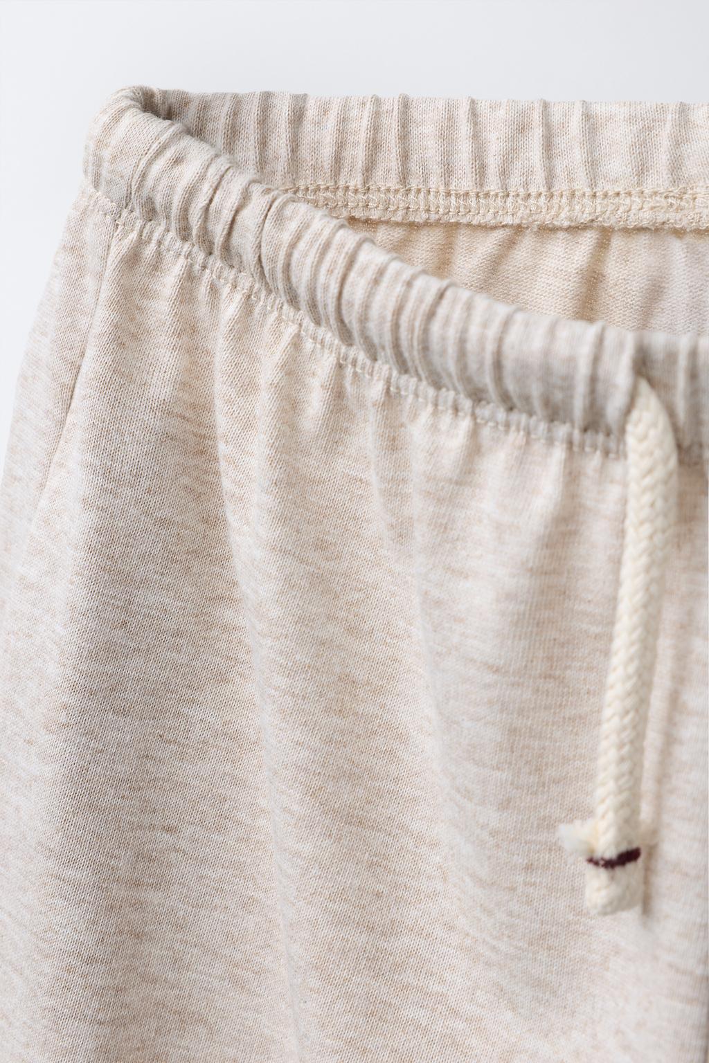 ШИРОКИЕ БРЮКИ ИЗ ПЛОТНОЙ ТКАНИ С ВЫШИВКОЙ