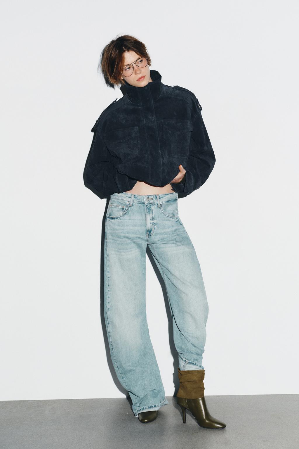 КОЖАНЫЕ БОТИЛЬОНЫ С ЭФФЕКТОМ ЖАТКИ