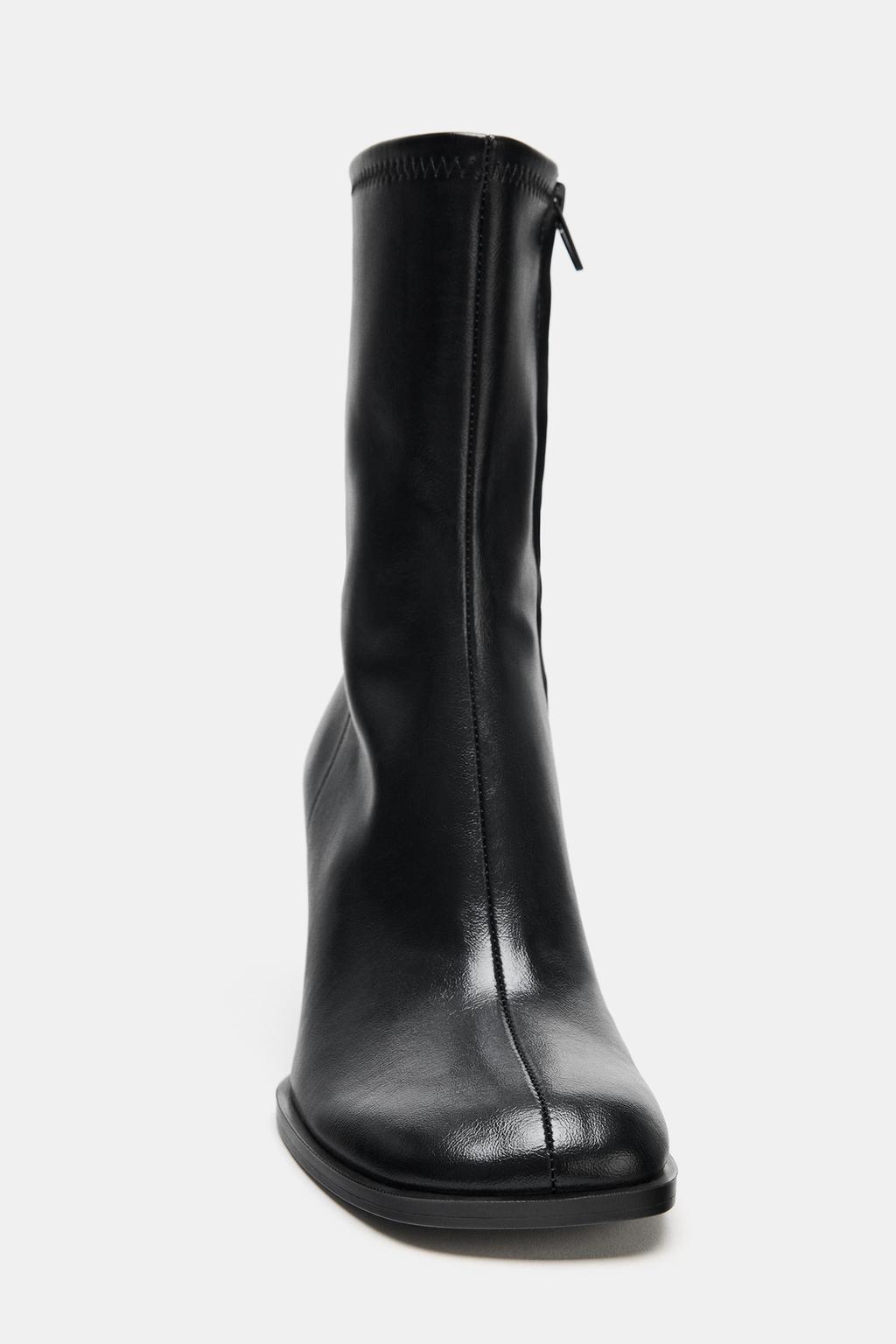 БОТИЛЬОНЫ НА ШИРОКОМ КАБЛУКЕ