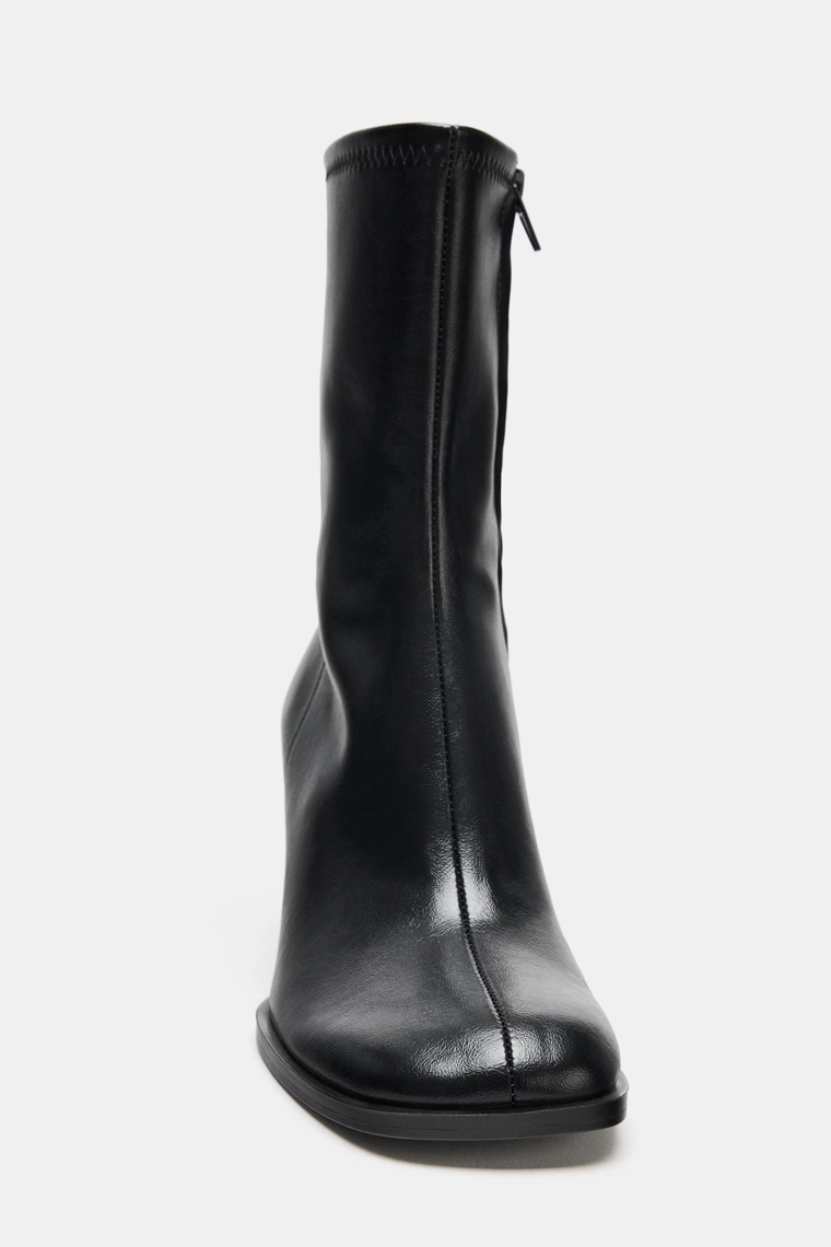 БОТИЛЬОНЫ НА ШИРОКОМ КАБЛУКЕ