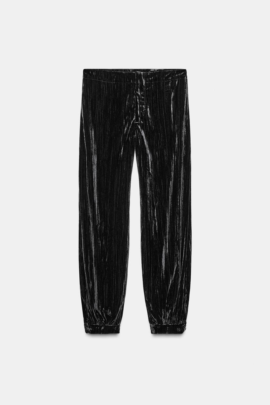 БАРХАТНЫЕ БРЮКИ-ШАРЫ — ZW COLLECTION