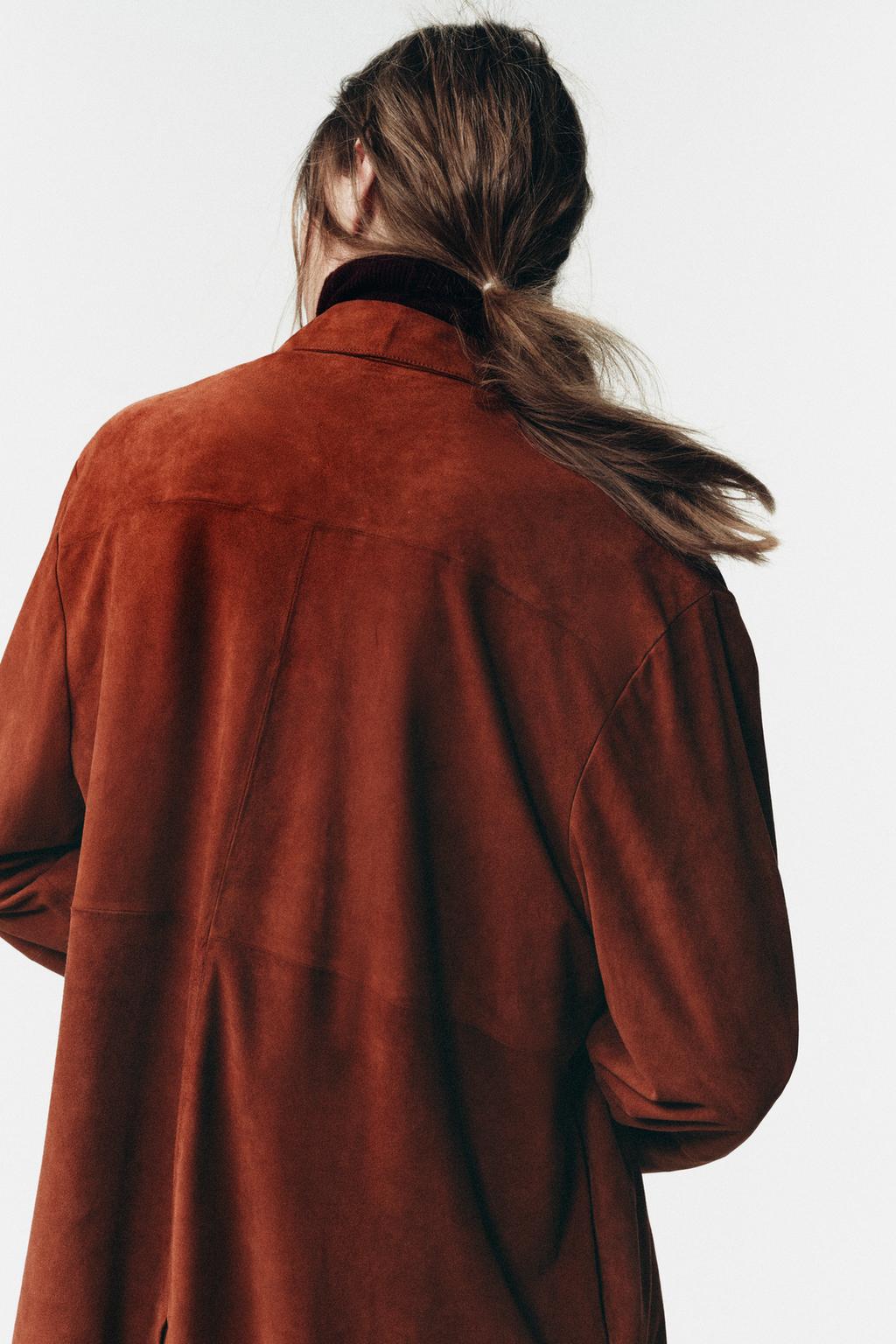 Рубашка с карманом из замши ограниченной коллекции