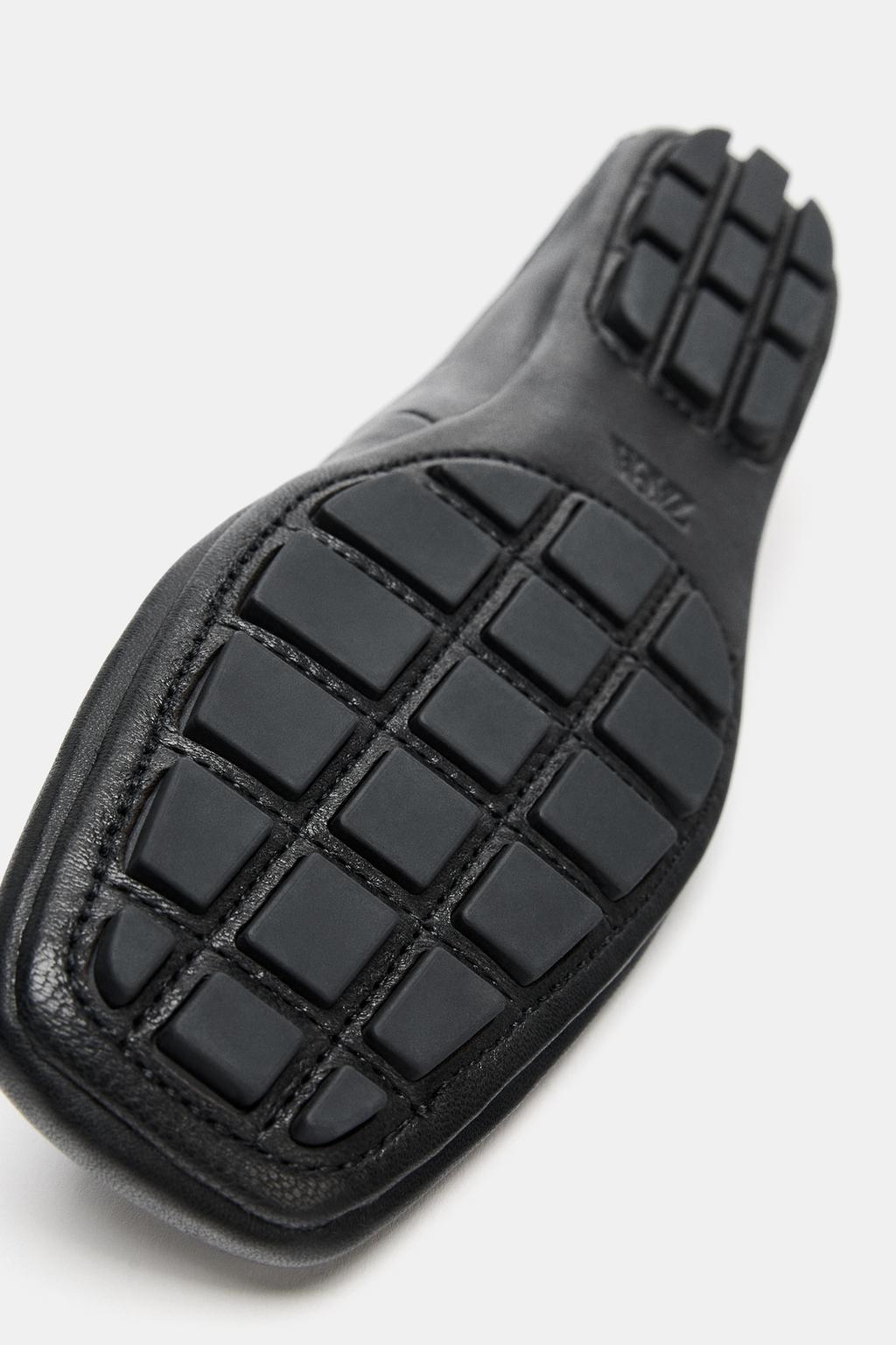 КОЖАНЫЕ ТУФЛИ НА ПЛОСКОЙ ПОДОШВЕ LIMITED EDITION