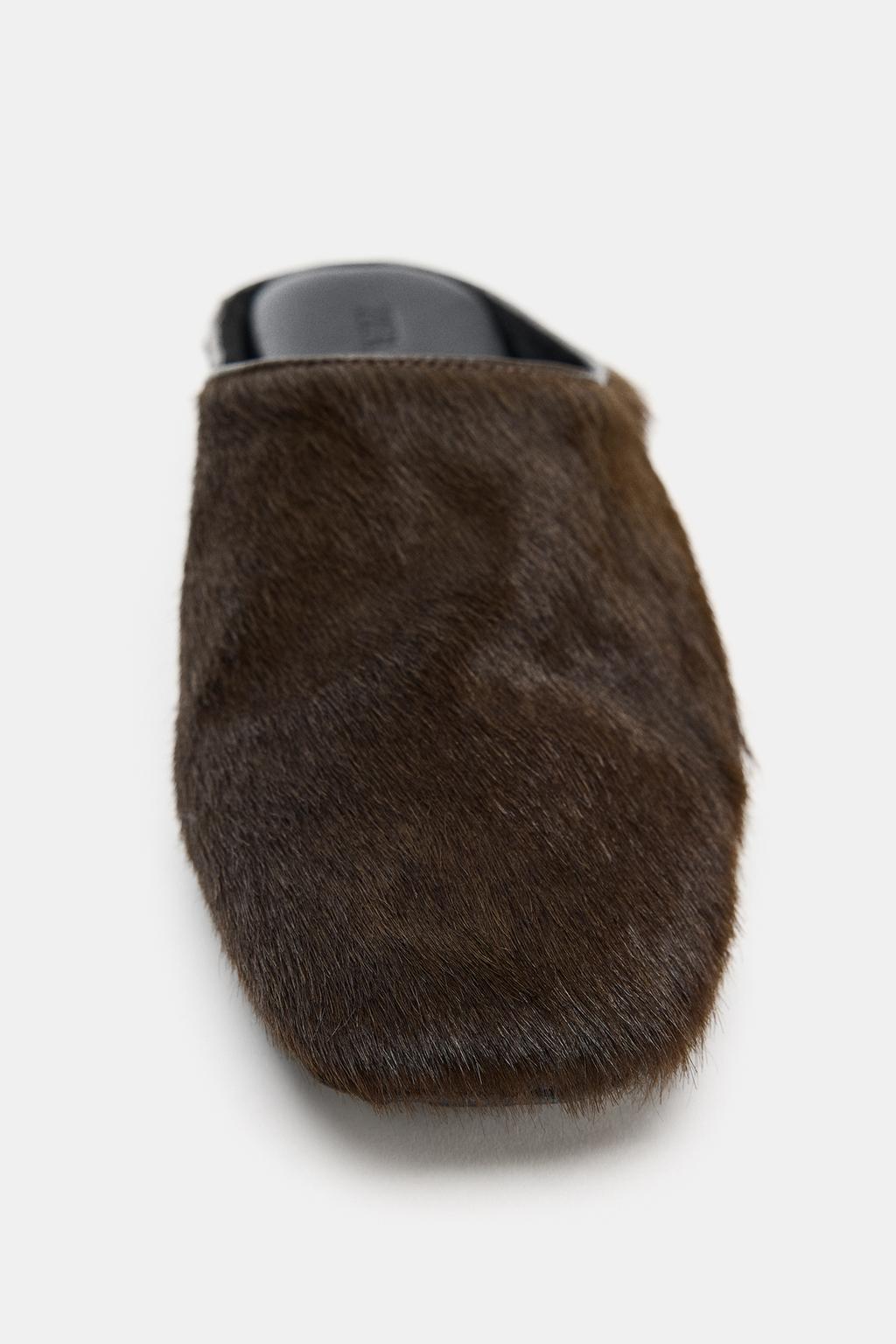 Туфли-мюли из кожи limited edition