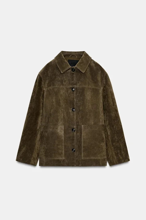 КУРТКА ИЗ ЗАМШИ С КАРМАНАМИ — ZW COLLECTION LIMITED EDITION