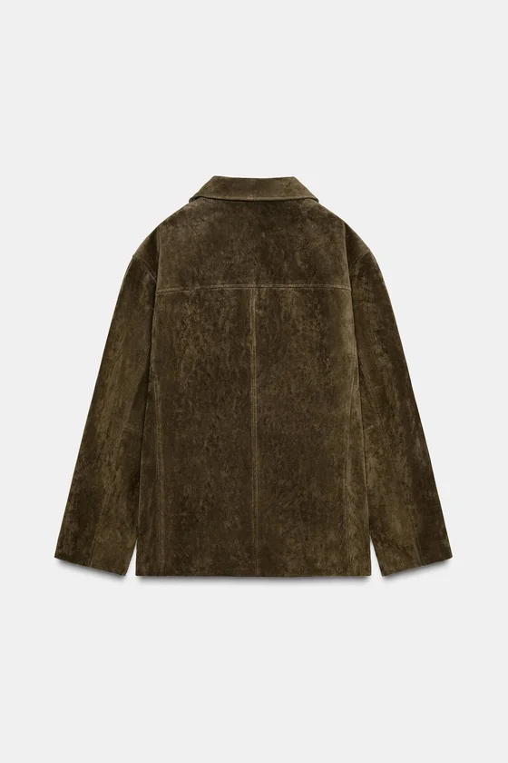 КУРТКА ИЗ ЗАМШИ С КАРМАНАМИ — ZW COLLECTION LIMITED EDITION