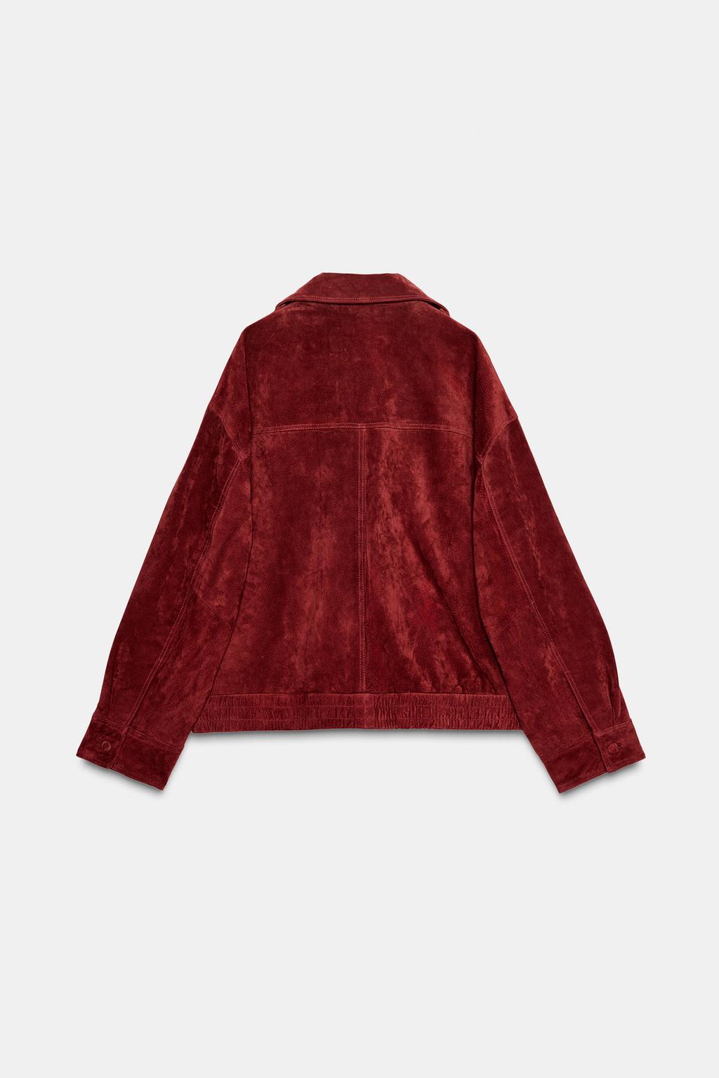 Куртка из замши с завязками