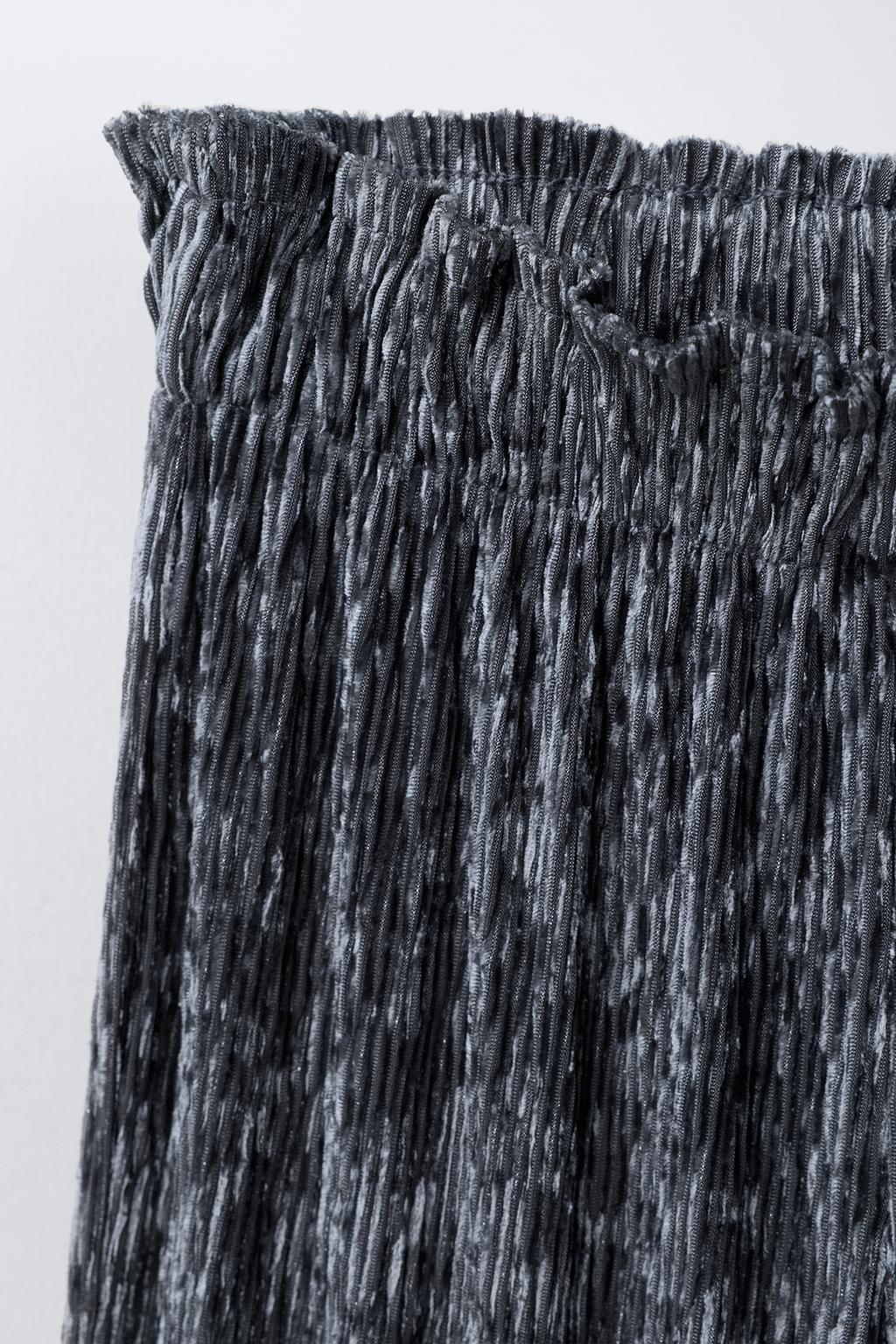 БРЮКИ-КЮЛОТЫ ИЗ ВЕЛЬВЕТА