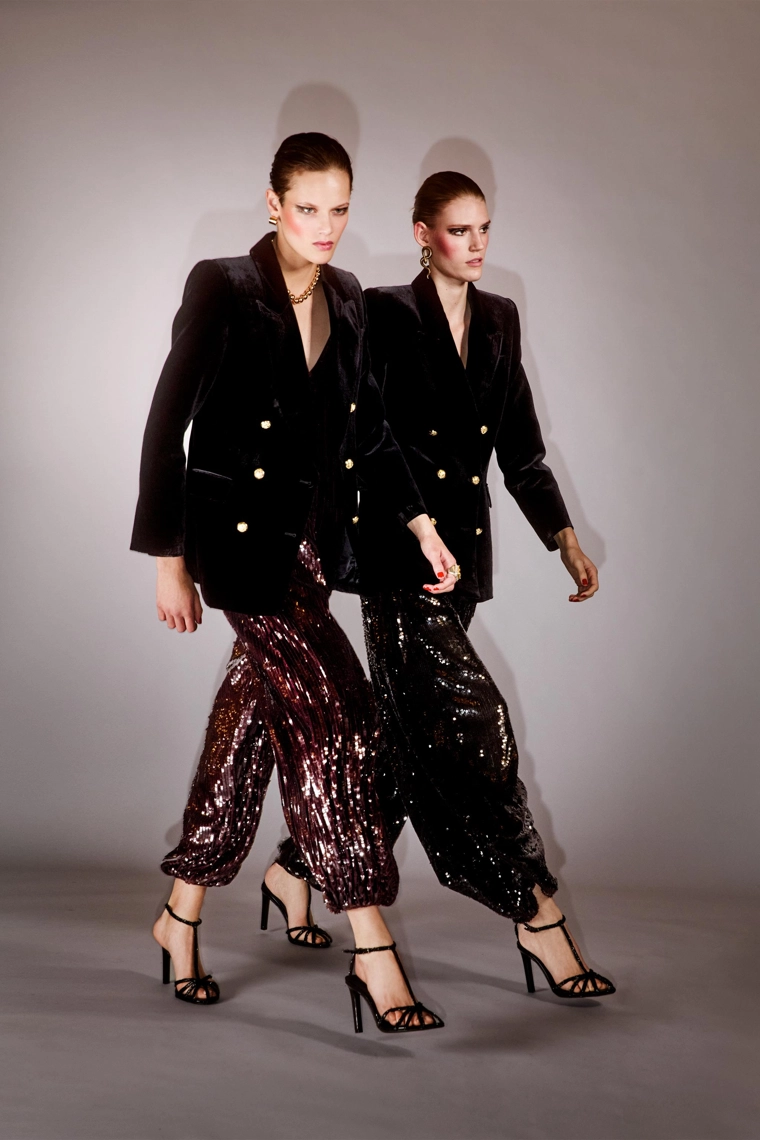 КОМБИНЕЗОН БАНДАЖНОГО ТИПА С ПАЙЕТКАМИ — ОГРАНИЧЕННАЯ СЕРИЯ ZW COLLECTION