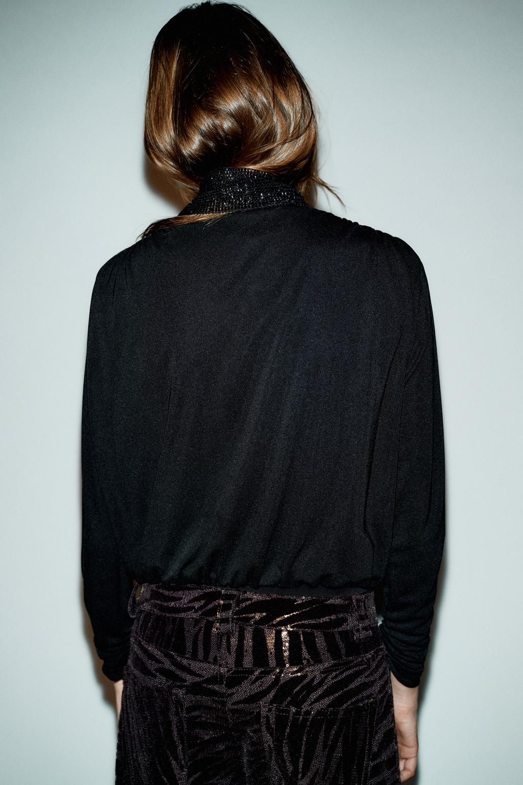 БОДИ С ДРАПИРОВКОЙ И ЦЕПОЧКОЙ