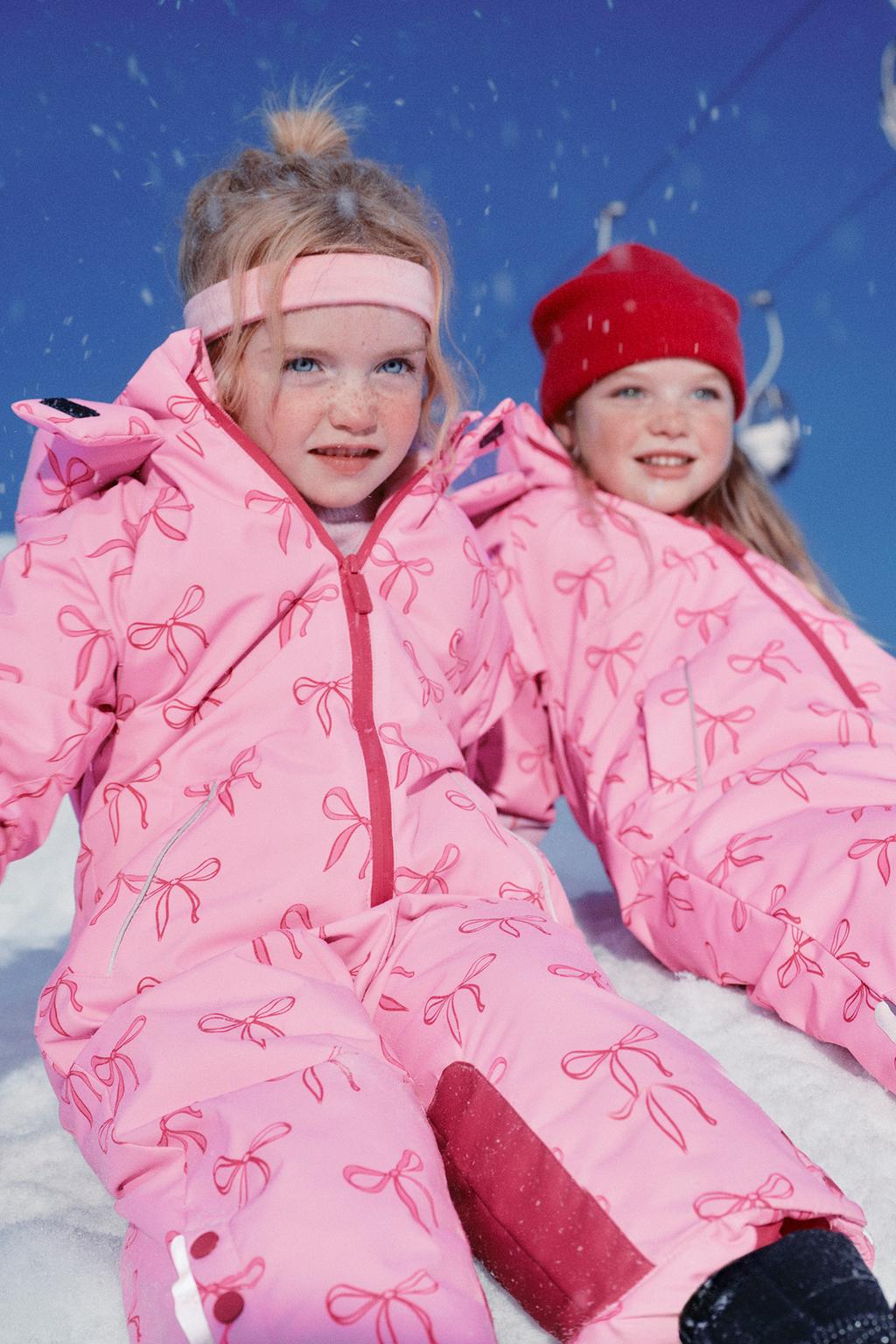 ДЛИННЫЙ КОМБИНЕЗОН WATER RESISTANT И WINDPROOF С БАНТАМИ