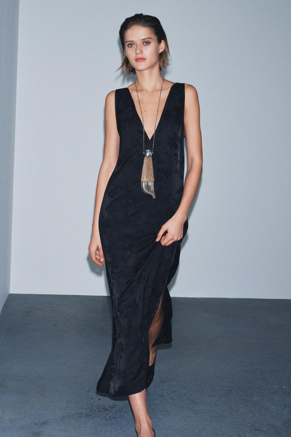 ПЛАТЬЕ МИДИ ИЗ ЖАККАРДА — ZW COLLECTION LIMITED EDITION