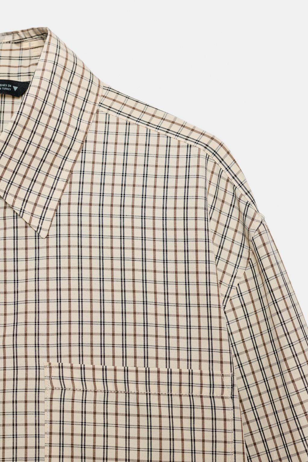 РУБАШКА REGULAR FIT В КЛЕТКУ