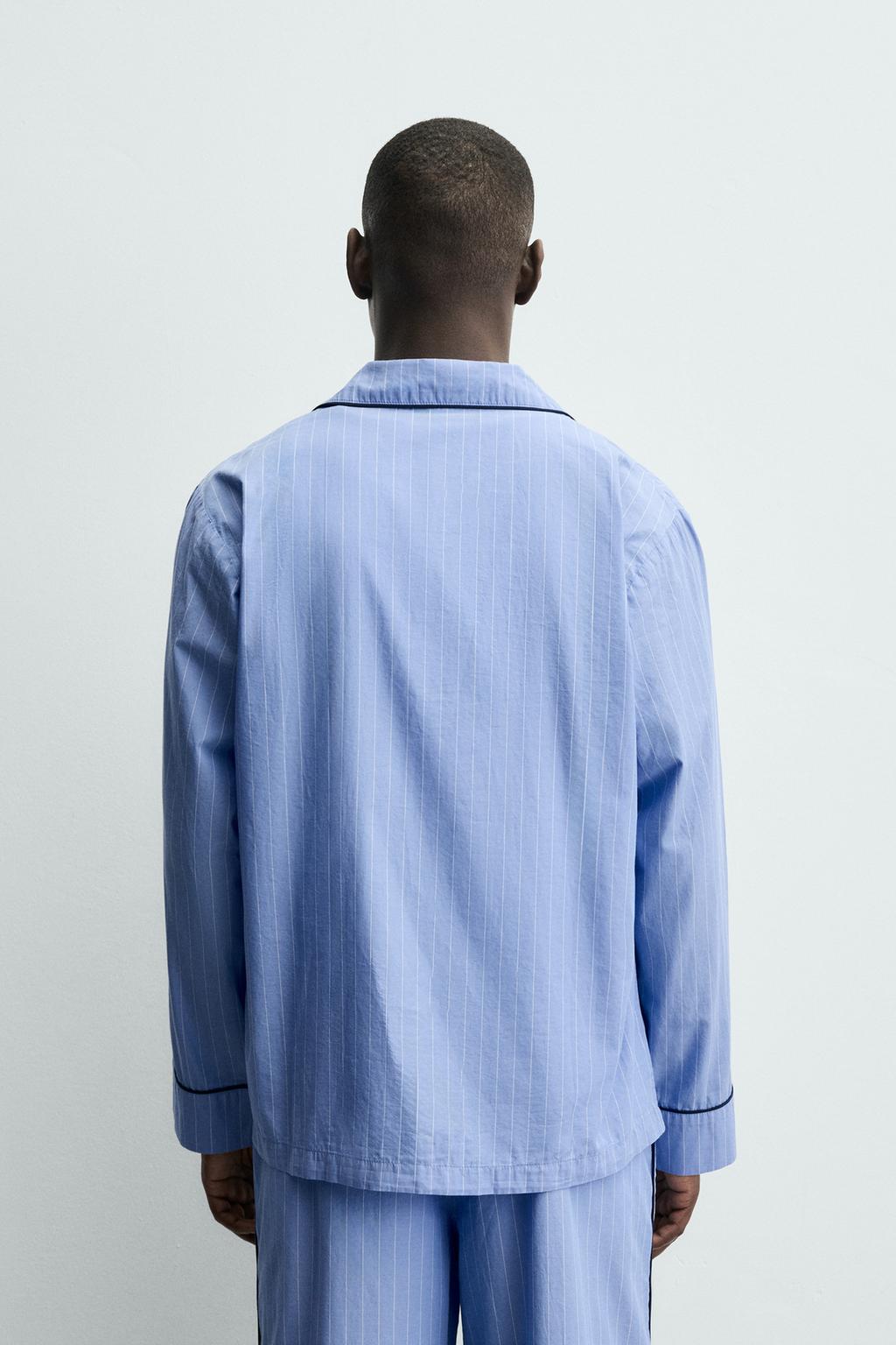 ПИЖАМА С КОНТРАСТНОЙ ОТДЕЛКОЙ