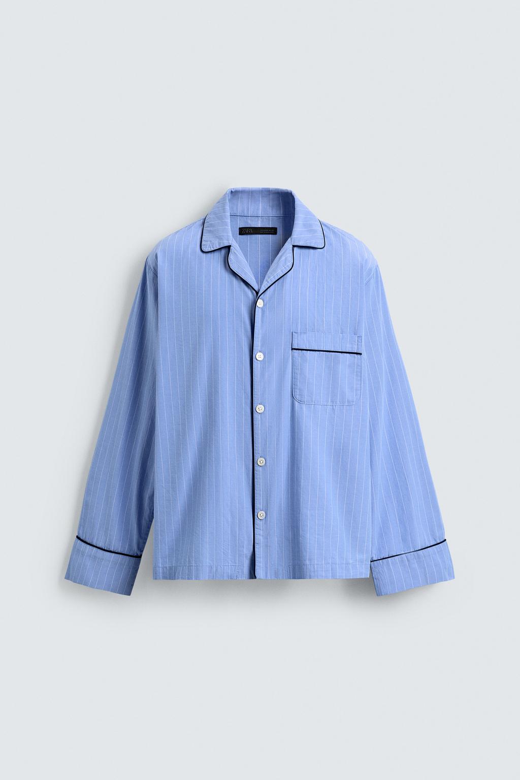 ПИЖАМА С КОНТРАСТНОЙ ОТДЕЛКОЙ